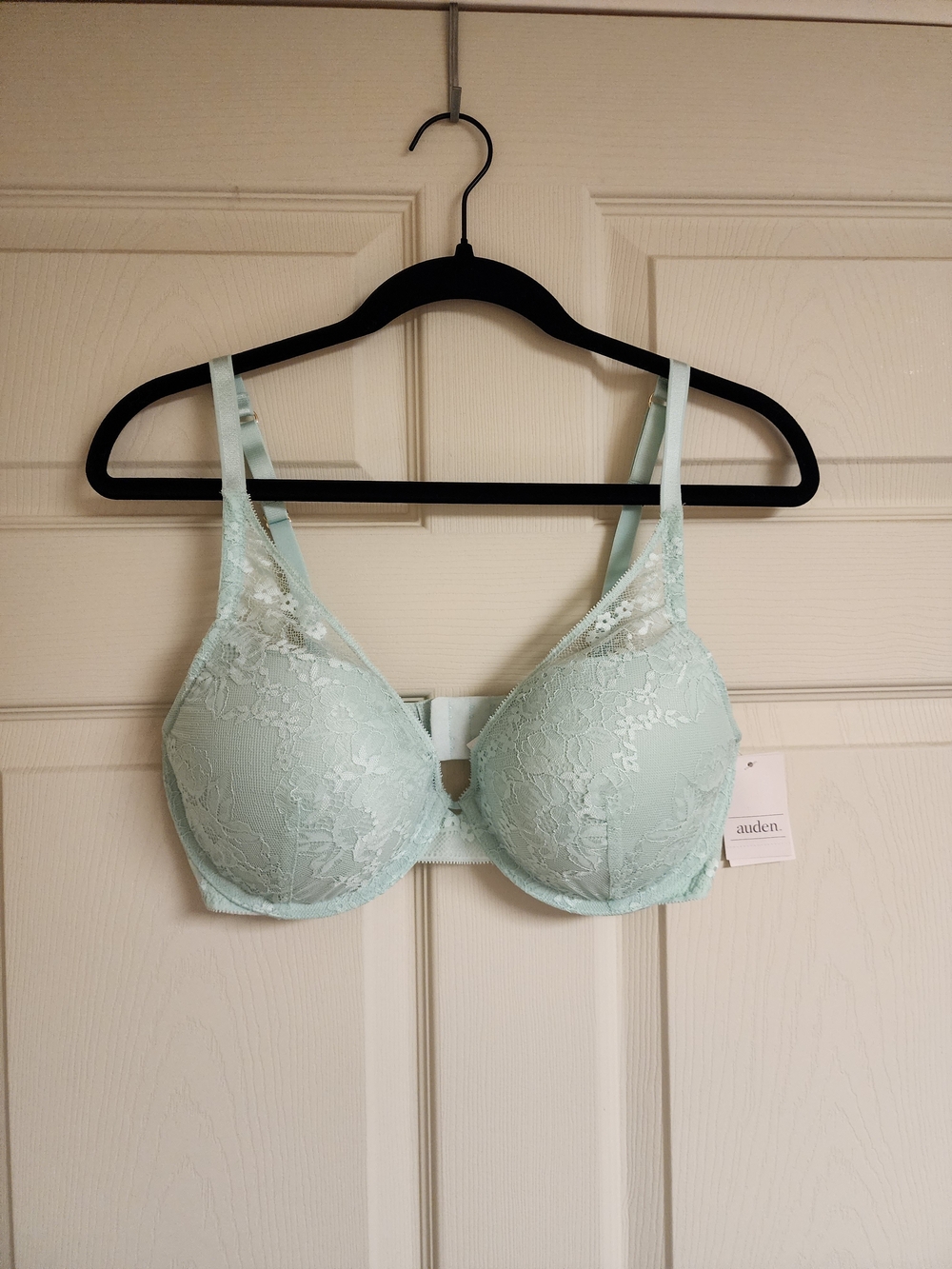 Auden Light Mint Lace Push-Up Bra